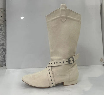 Xajzpa Customized high heels dance boots purple dance practice boots half boots